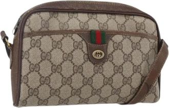 Gucci Pre-owned Cross Body Bags, female, Beige, Size: ONE SIZE Pre-owned Cross Body Bag