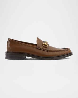 Gucci Men & apos;s Horsebit 1953 Leather Loafers