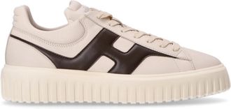Hogan Brown Side Logo Sneakers