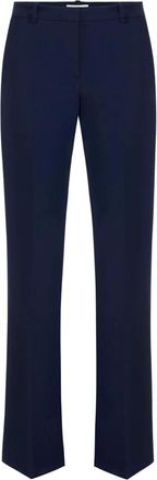 Elisabetta Franchi Lichte Cr&ecirc;pe Broek - Dames - Wijde Broeken - Blauw - 2XL - Broeken