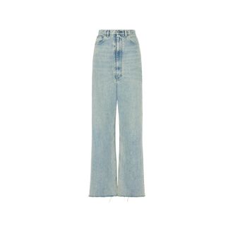 Maison Margiela Raw-cut Wide-leg Denim Jeans