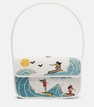 Staud Bolso al hombro Tommy con lentejuelas