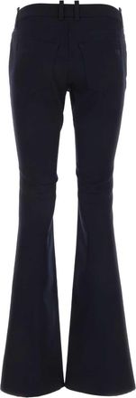 Off-white Womens Midnight Blue Wool Pant - Dark Blue - Size EU 36 (Womens)