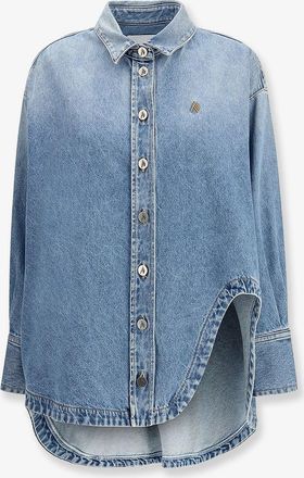 The Attico Camicia Oversize in denim - THE ATTICO - gender_Woman