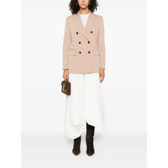 Max Mara Double-Breasted Virgin Wool Blazer