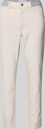 Angels Cropped Hose mit elastischem Bund Modell ORNELLA in Offwhite, Gr&ouml;&szlig;e 34