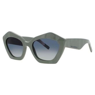 Karl Lagerfeld Ladies Blue Rectangular Sunglasses KLKL6199S316