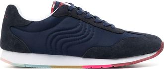 Paul Smith Domino swirl-embroidered sneakers - women - Rubber/Nylon/Nylon - 38 - Blue