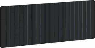 vidaXL Cabecero Montada En La Pared Zwolle Negro Madera De Ingenier&iacute;a Vidaxl