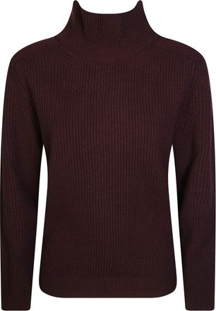Dondup Ribbed Fisherman Knit Turtleneck Sweater