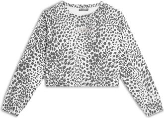 Freddy Felpa cropped comfort fit animalier