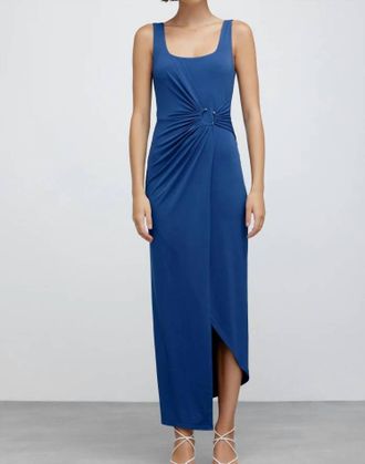Significant Other Audrey Dress In Indigo