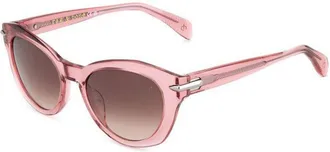 Rag & Bone RNB1084/S 35J/HA Womens Sunglasses Pink Size 53