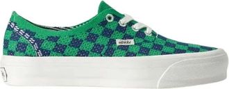 Vans Schoenen, Heren, Groen, 41 EU, Premium Authentic Checkerboard
