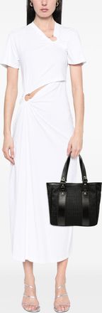 Fendi Pre-owned Womens Zucchino Canvas Tote - Black Textile - One Size