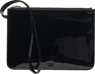 Tom Ford Zip Top Patent Leather Wristlet in Black at Nordstrom