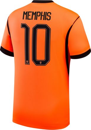 Nike Memphis Depay Netherlands National Team 2026 Stadium Home Nike Mens Dri-FIT Soccer Jersey in Orange | NN203949327-NED
