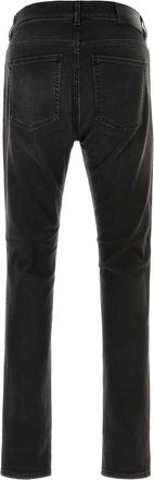 Pantaloni Torino Mens Tasche Jeans Black Cotton Elastane