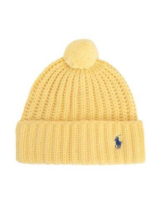 Ralph Lauren RIB-KNIT POM-POM WOOL-BLEND BEANIE