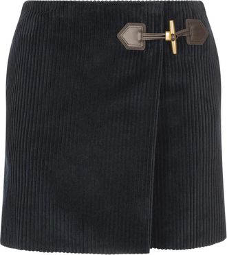 Moschino Short Skirts, female, Blue, S, Blue Cotton T-shirt