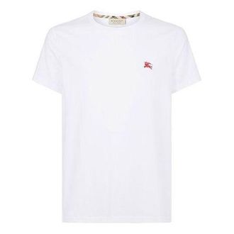 Burberry Logo Pattern Short Sleeve White 80038311