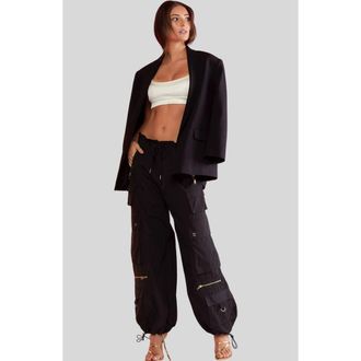 Cynthia Rowley Kim Cargo Pant in Black at Nordstrom, Size X-Small