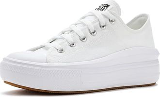 Converse Chuck Taylor(r) All Star(r) Move Platform Ox Womens Shoes White/White/White : 5.5 B - Medium, Textile