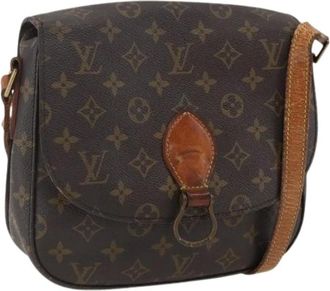 Louis Vuitton Pre-owned Cross Body Bags, female, Brown, Size: ONE SIZE Pre-owned Vintage Canvas Cross Body Bag