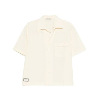 Entire studios Esss 26Sr 03012 0073 Shirt - Heren - Korte mouwen Overhemden - Beige - M - Overhemden