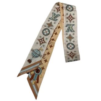 Louis Vuitton Pre-owned Scarves, female, Multicolor, Size: ONE SIZE Pre-owned Vintage Silk Scarf
