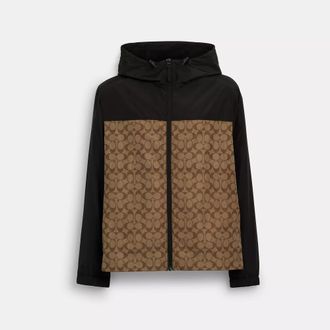 Coach Signature Full Zip Windbreaker
