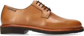 Mephisto Handgemaakte Veterschoen met Goodyear-Welt Zool - Heren - Veterschoenen - Bruin - 39 EU - Schoenen