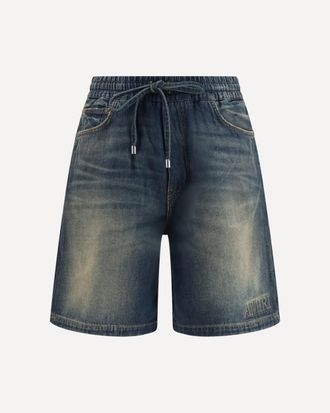 Amiri Drawstring denim Shorts Male XL