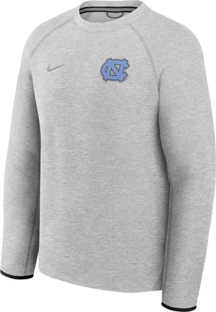 Nike Mens North Carolina Tech Fleece Jordan Brand College Pullover Crew in Grey | 0JL6086NNCN-J35
