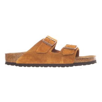 Birkenstock Arizona Big Buckle Narrow Fit - male - Birkenstock - Sliders - Brown - 10 UK - Shoes