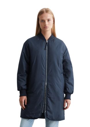 Marc O'Polo Denim Kurzmantel MARC OPOLO DENIM, Damen, Gr. M, blau (marine), Web, Obermaterial: 100% Polyamid. Futter: 100% Polyester. Wattierung: 100% Polyester (REPREV