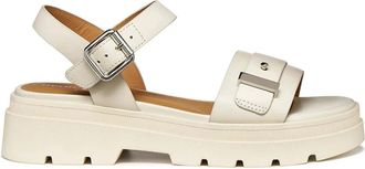 Geox Dames, Schoenen, Beige, Maat: 36 EU Leer
