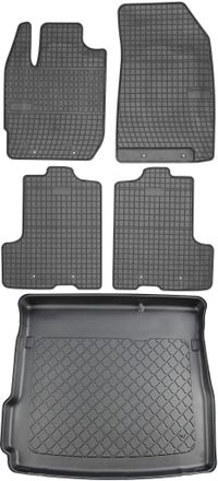 OEM Dacia Duster Ii Suv Desde Enero De 2018. Juego De Alfombrillas De Goma Para Coche + Alfombrilla Para Maletero