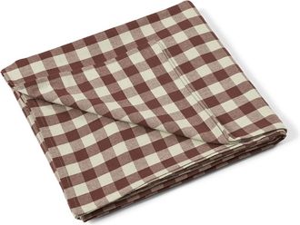 Ferm Living Bothy Check Tischdecke 240 x 150 cm, zimt / grau-gr&uuml;n
