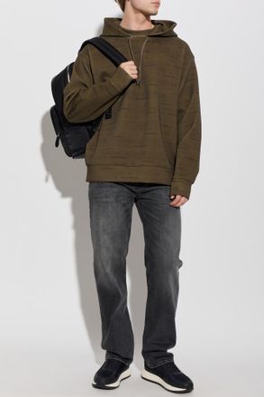 Emporio Armani Monogram Sweatshirt, Mens, Green
