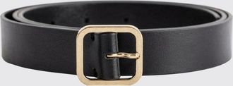 Mars&egrave;ll Smooth Leather Belt with Pin Buckle