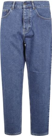 Carhartt Work in Progress Stijlvolle Newel Broeken voor Mannen - Heren - Regular Fit Jeans - Blauw - W31 - Jeans