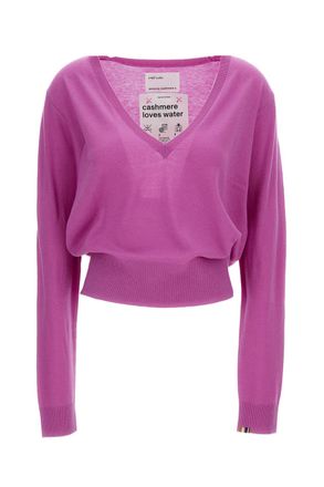 Extreme Cashmere Oleander Pink N.467 Collin V-Neck Sweater