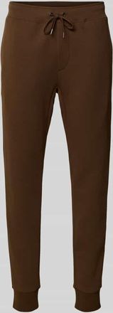 Polo Ralph Lauren Slim Fit Sweatpants mit Tunnelzug in Mittelbraun, Größe XXL