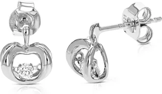 Vir Jewels 1/8 cttw Lab Grown Diamond Composite Earrings in Sterling Silver With Push Backs For Women