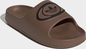 adidas Badesandale ADIDAS ORIGINALS ADILETTE 00S BADESCHLAPPEN, Herren, Gr. 40,5, preloved braun, core schwarz, none, Synthetik, Schuhe Badesandale, Badelats