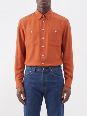Saint Laurent Camicia Uomo colore Arancione