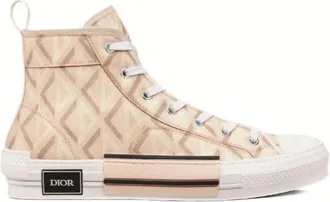 Dior B23 High-Top Sneaker - Heren - Sneakers - Beige - 42 EU - Schoenen