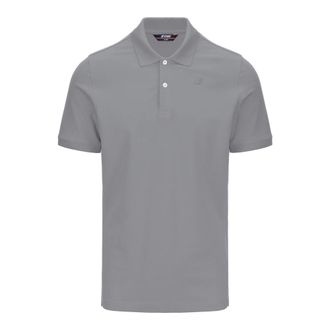 K-Way K-Way, Polo Shirts, male, Gray, Size: 2XL Amedee Pique Slim