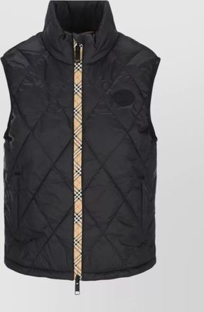 Burberry quilted down sleeveless puffer jacket